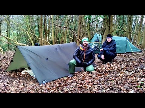 WALKING AND WILD CAMPING ON THE NORTH DOWNS WAY | PART 4: MERSTHAM TO OXTED | TARP AND BIVVY