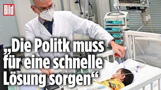 Kinder-Kliniken am Limit: Das RS-Virus rollt über Deutschland