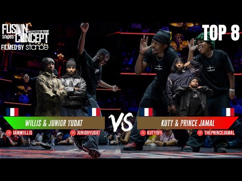TOP 8 - PRINCE JAMAL & KUTY vs JUNIOR YUDAT & WILLIS - FUSION CONCEPT 2025