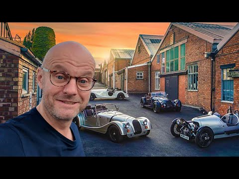 Vi besøger Morgan fabrikken – og ser vores Morgan blive bygget!