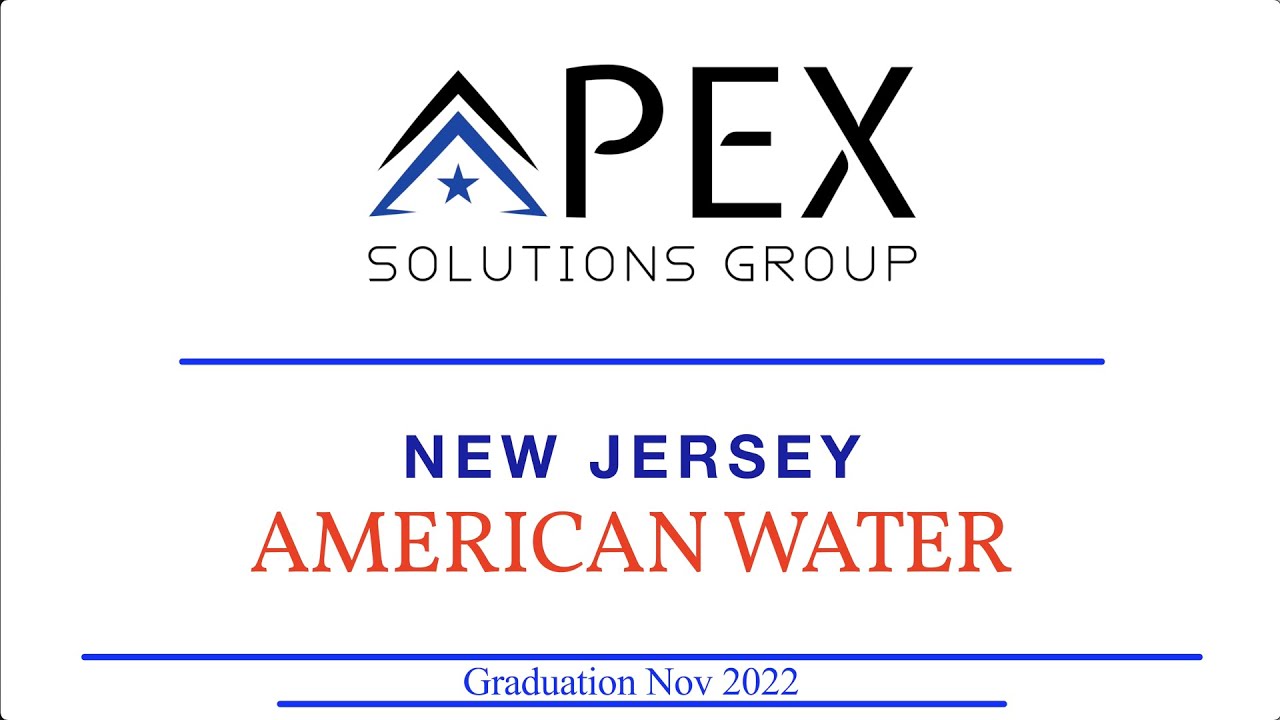 Apex Solutions Group / NJ American Water - WaterUp Program Graduation (Short)