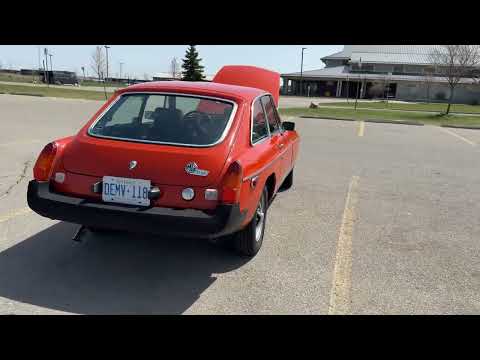 **SOLD on the CCC Buy-It-Now Lot** 1974 MGB GT 4-Speed Manual with Overdrive, Ontario Safetied SOLD for $6,300