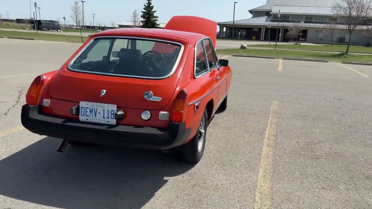 **SOLD on the CCC Buy-It-Now Lot** 1974 MGB GT 4-Speed Manual with Overdrive, Ontario Safetied SOLD for $6,300