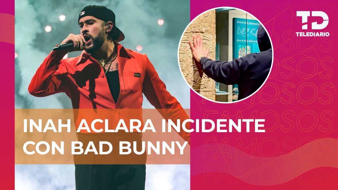 Esta podría ser la multa a pagar por Bad Bunny por tocar pieza arqueológica en Museo de Antropología