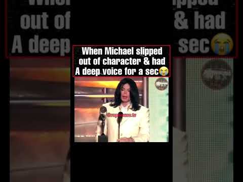 Michael Jackson's real voice 😂
