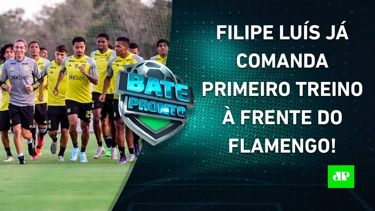 Filipe Luís COMANDA PRIMEIRO TREINO no Flamengo; Corinthians ACIONA o STJD! | BATE-PRONTO