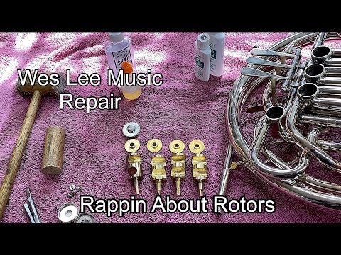 “Rappin About Rotors”- Oiling & Stringing French Horn Rotors- Wes Lee Music Repair