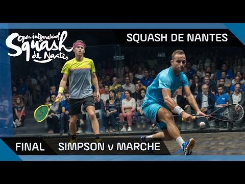 Squash: Simpson v Marche - Squash de Nantes 2016 FINAL Highlights