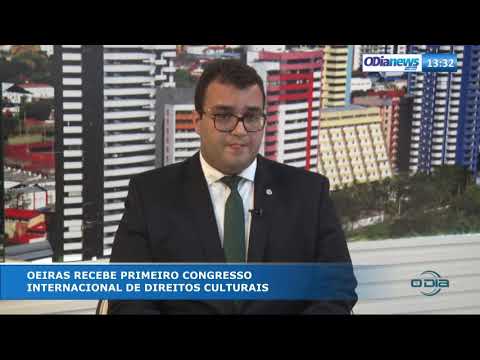 O DIA NEWS 18 09  Thiago CarcaraÌ - 1º Congresso Intern. de Direitos Culturais