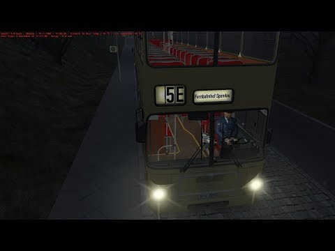 OMSI 2- Berlin- Spandau Map- Route 5E- Westerwaldsrt. to Fernbahnhof Spandau