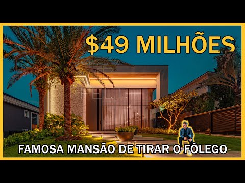 R$49,000,000.00 MANSION IN TAMBORÉ IN ALPHAVILLE - SP - ROOFTOP, ELEVATOR, FURNISHED AND DECORATED