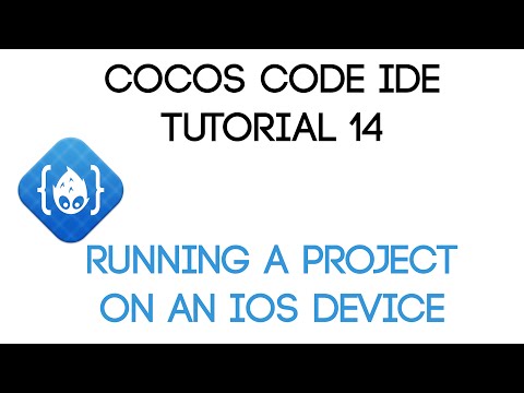 Cocos Code IDE V1 Tutorial 14 Running A Project On An iOS Device