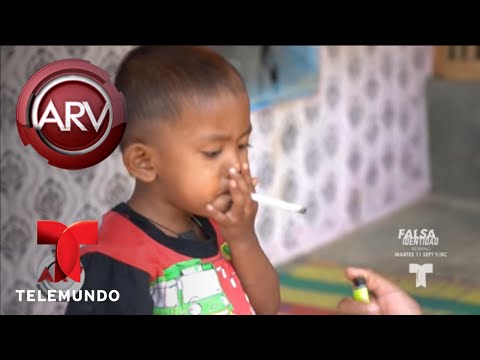 Niño de dos años fuma 40 cigarrillos al día | Al Rojo Vivo | Telemundo