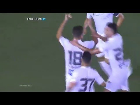 Gols | Santos 2-0 São Bento - Paulistão 2016 | Quartas