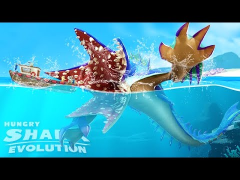 NEW ABYSSHARK WITH ALL MAX STATS (HUNGRY SHARK EVOLUTION)