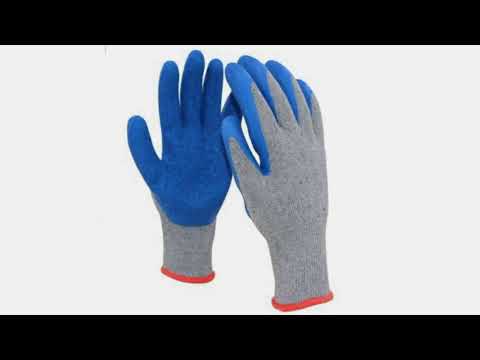SS & WW Make Nylon Knitted Nitrile Dipped Hand Gloves