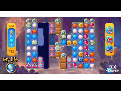 Fishdom Game Level 4007 & 4008 (my Life)