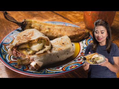 COOK WITH ME: CHILE RELLENO BURRITOS/Simple, Down Home Meal with Hatch Green Chile