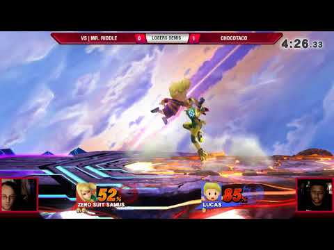 VS Weekly 4/26/18 - Losers Semis -  Mr. Riddle (ZSS) vs ChocoTaco (Lucas) - Smash 4