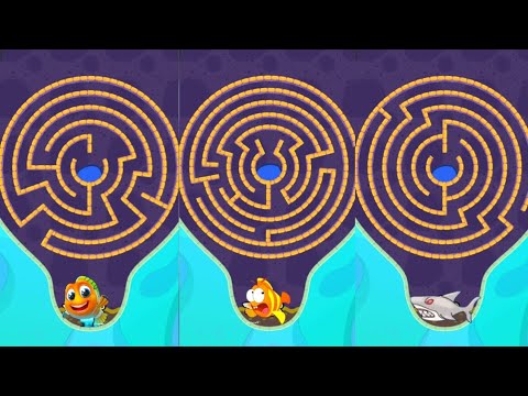 save the fish game pull the pin/save fish game/level 6037level to 6076 level #fishdom @HAYAT GAMERZ