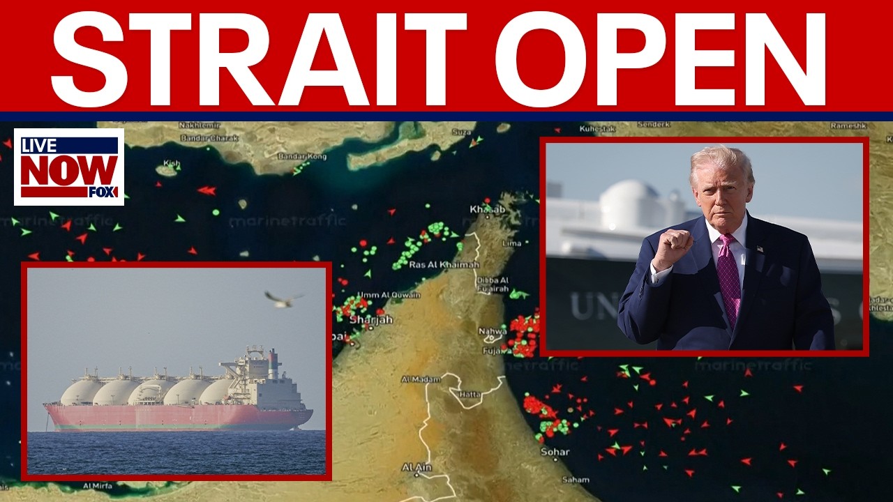 BREAKING: Trump permanently opening Strait of Hormuz "China is happy"