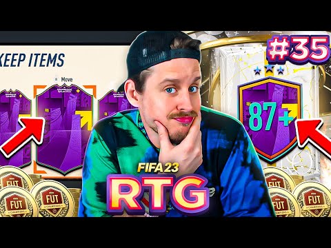 I did the 87+ Base or Mid Icon Pack on the RTG...TWICE!! FIFA 23 RTG #35