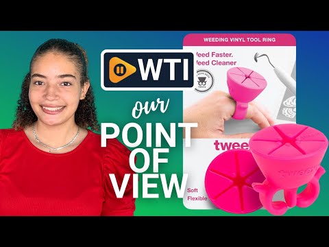 tweexy Craft Vinyl Weeding Scrap Collector Ring | Weeding Tools for Vinyl Heat Transfer - WTI product video review