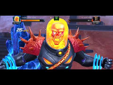 6-Star Rank 3 Cosmic Ghost Rider vs Labyrinth of Legends Star Lord - 5 Minute Solo - MCOC