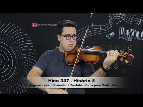 Hino 347 Violino Hinário 5 CCB
