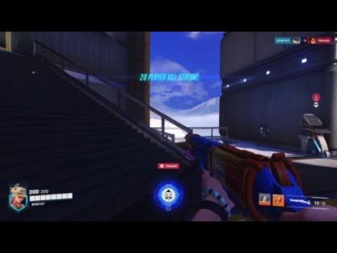 A clean Ashe trickshot in training grounds