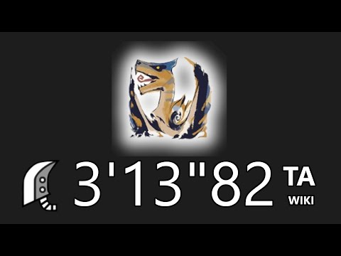 【MHRise】ティガレックス 大剣 ソロ 03’13”82 TA wiki rules/Tigrex Great Sword solo