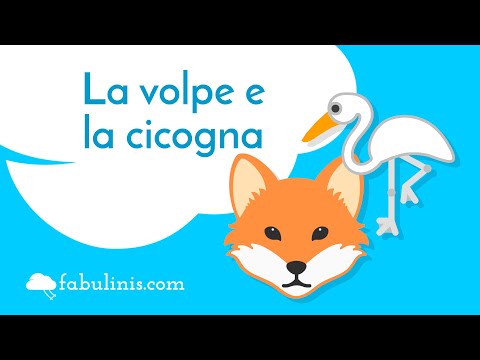 La volpe e la cicogna 🦊 favole di Esopo raccontate con morale