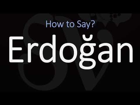 How to Pronounce Erdogan? (CORRECTLY)