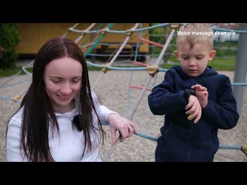 Markéta and Elias (5) tested ⌚ smartwatch for kids with GPS and SIM card (Garett Kids Essa 4G)