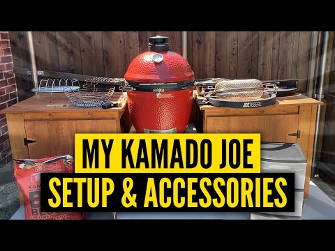 My Kamado Joe Table, Setup & Accessories | BEST Accessories for the Kamado Joe 2020 | Table Review