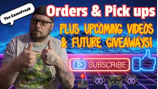 Orders, Pick Ups, And Future Giveaways! #gaming #videogames #news