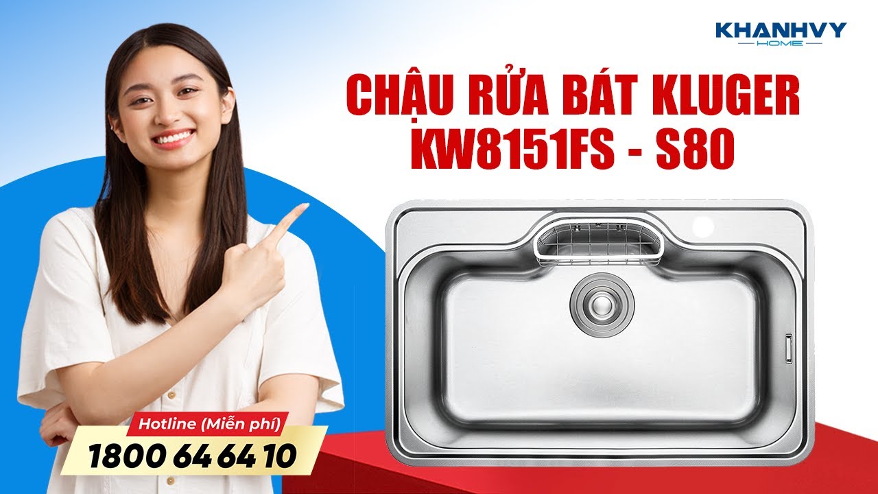 Chậu rửa bát Kluger KW8151FS-S80
