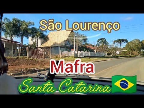 Mafra #sc Bairro São Lourenço, interior...Passeio por bairros