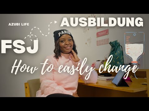 How to change FSJ to AUSBILDUNG in Germany 🇩🇪| SIMPLY EXPLAINED 🔥#azubilife #fsj