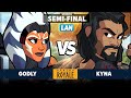Godly vs Kyna - Winners Semi-Final - Spring Royale 2024 - LAN 1v1