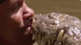 Man Kisses Crocodile on the Lips | Fatal Attractions