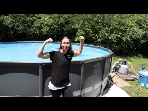How we set up our pool [Intex Ultra Frame XTR]