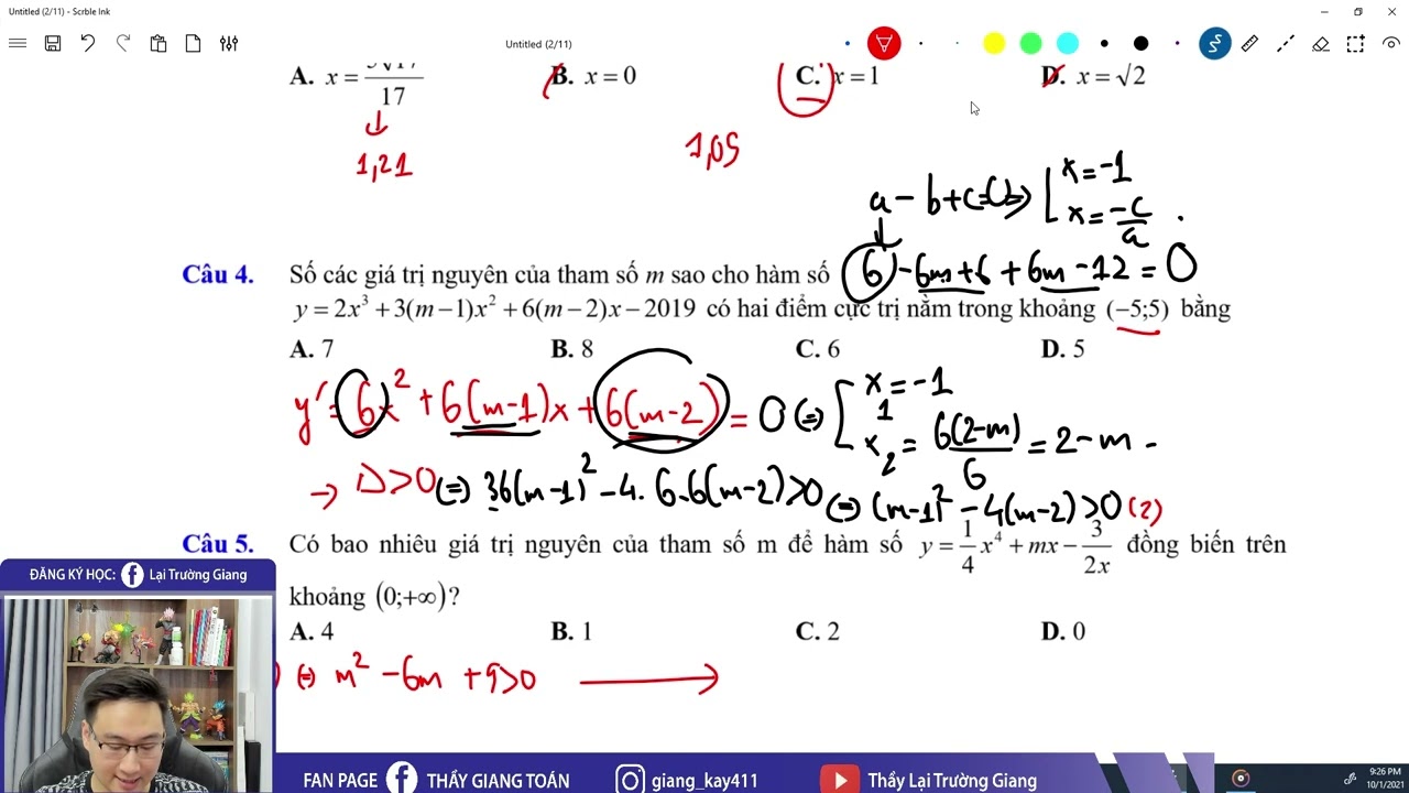 THPT VIỆT NAM BA LAN 2019 PHẦN 1 ĐẠI SỐ