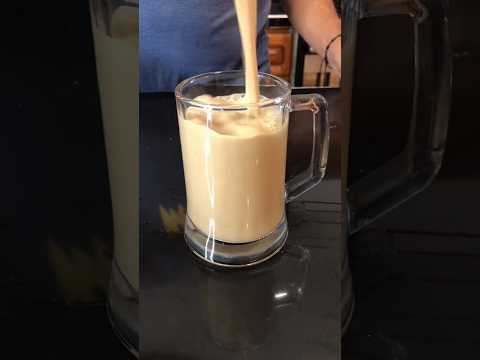 Malta con huevo. Lo probarías? #malta #huevo #bebida