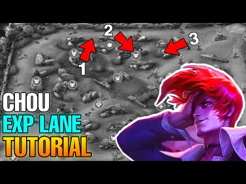 PRO CHOU TUTORIAL EXP LANE OFFLANE | BEST GAMEPLAY - MLBB