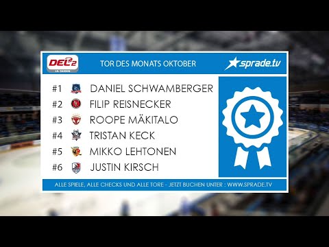 Tor des Monats Oktober 2022: Tor #1 Daniel Schwamberger, Selber Wölfe