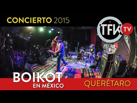 Boikot concierto completo en México, Querétaro 2015 TFKMX