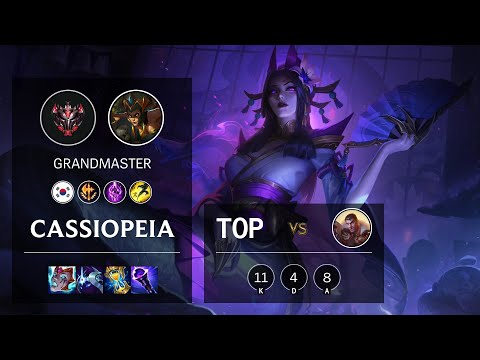 Cassiopeia Top vs Jayce - KR Grandmaster Patch 11.6