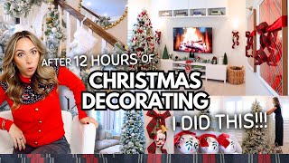 EXTREME CHRISTMAS DECORATING IDEAS!🎄Ralph Lauren Meets Glam! Decorating my House for Christmas 2025🎁