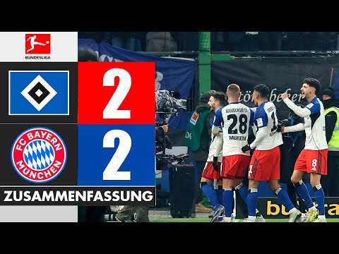 Hamburger SV - FC Bayern München 2-2 Zusammenfassung/Highlights | Bundesliga 2025-26